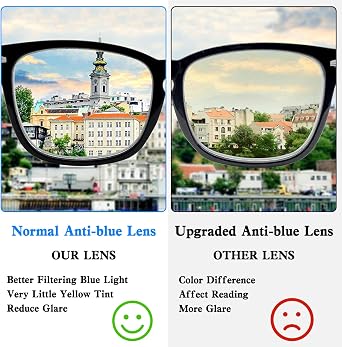 Blue Light Glasses, 3 Pack Blue Light Blocking Glasses for Women Men, Computer Screen Gaming TV Phones Anti Eyestrain & UV Glare Glasses, Unisex Fashion Round Glasses