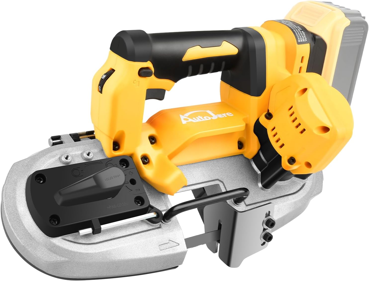 Cordless Bandsaw Compatible with Dewalt 20V Max Battery 2-1/5 Inch Cutting Capacity Brushless Metal Bandsaw 7 Variable Speeds Portable Band Saw for Wood, Plastic, Metal (NO Battery)