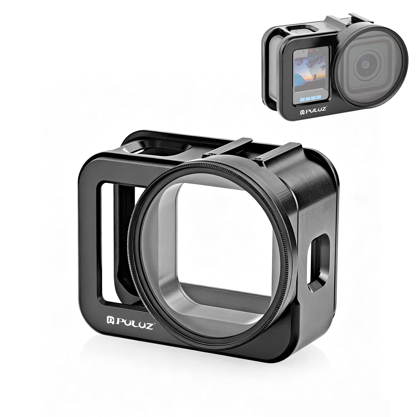 PULUZ Futerał na aparat do Go Pro MISSION 1/1 PRO metalowa obudowa ramka