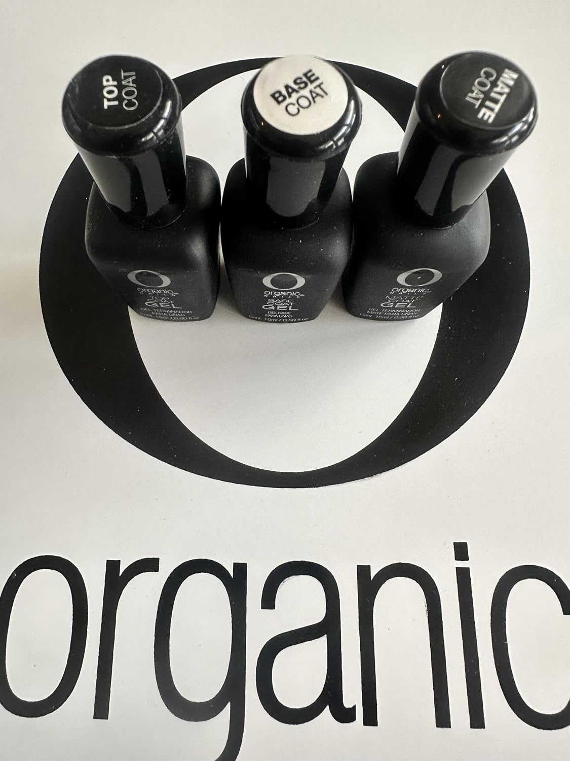Organic Nails Base, Top y Matte Color gel 15ml