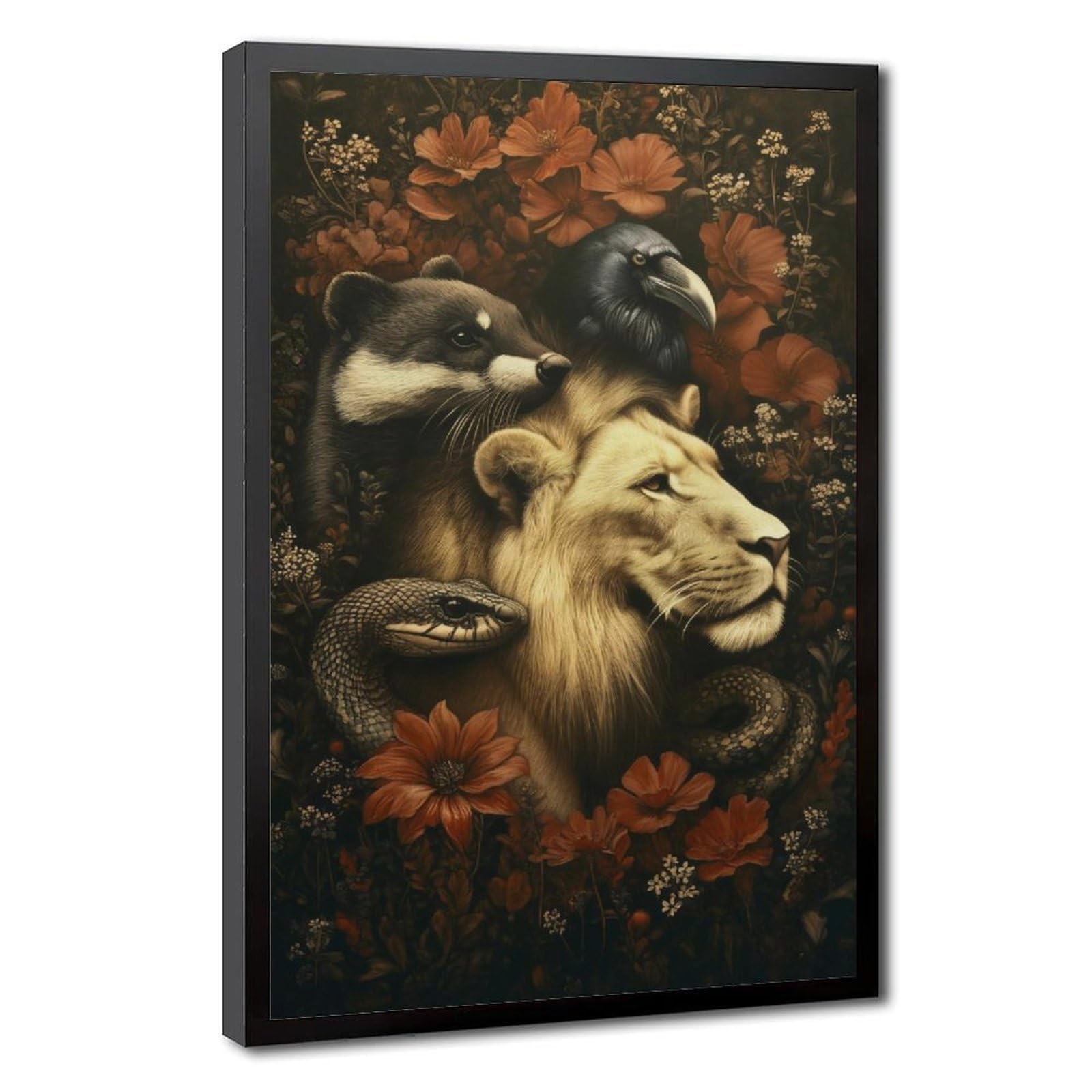 Bareronor Fantasy Canvas Poster for Dorm Room Decor Gift