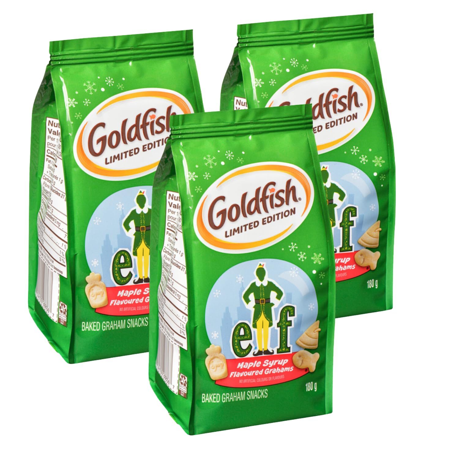 Goldfish Elf Maple Syrup Flavored Graham Crackers Limited