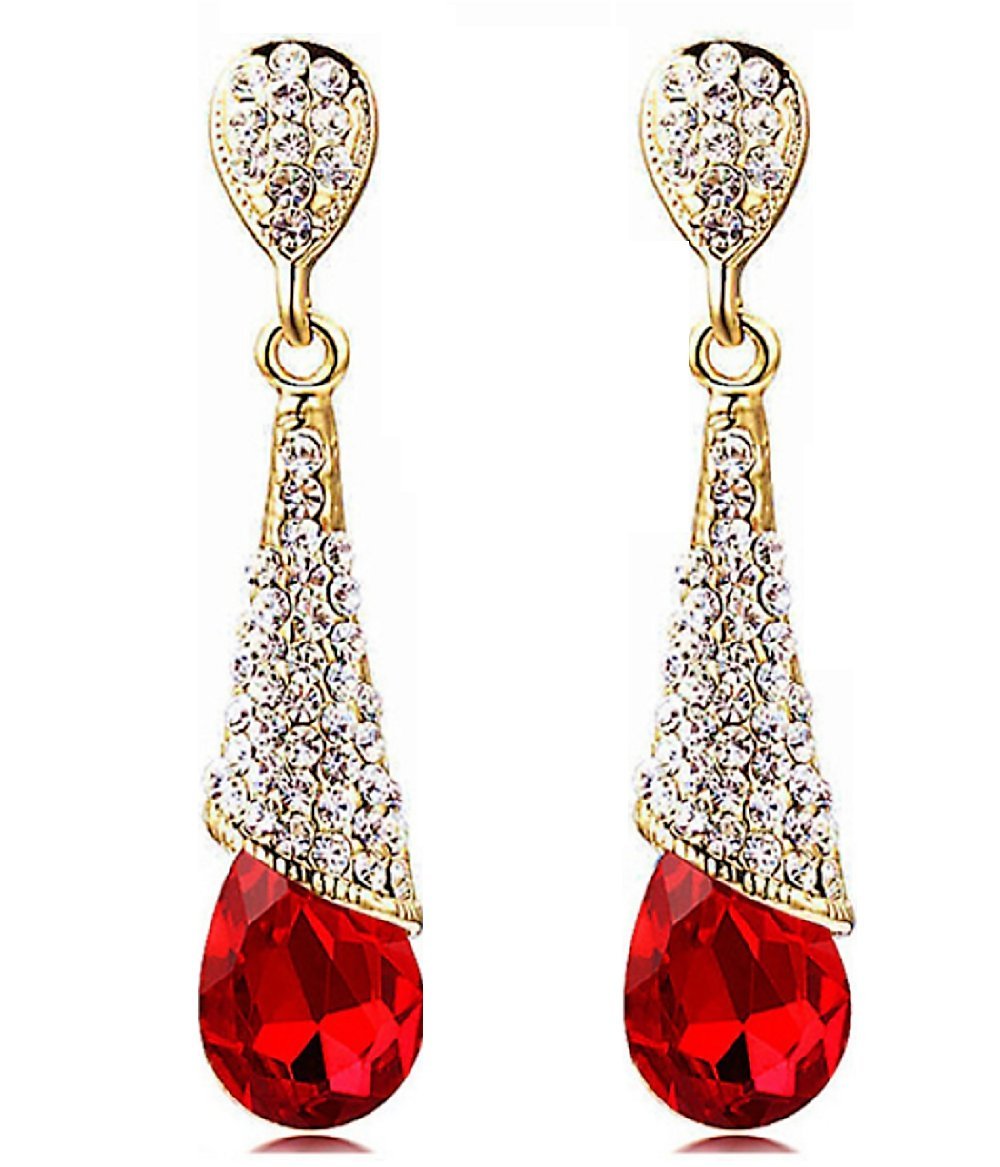 Elegant Rhinestone Crystal Drop Earrings