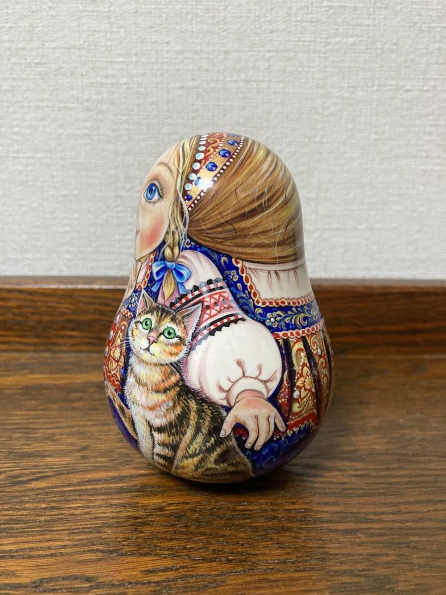 ロシア雑貨☆年干支マトリョーシカ(5P)ドラゴン辰 龍 縁起物ミラ作 ロシア雑貨2024年干支マトリョーシカ(5P)ドラゴン龍 辰 縁起物