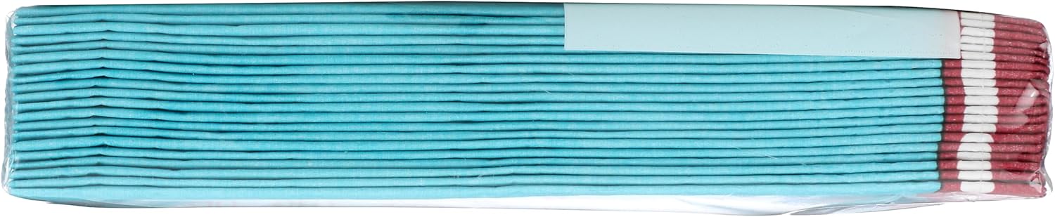 Design Design 624-03132 Vital Information Cocktail Table Napkins, 5-inch Square, Multicolor