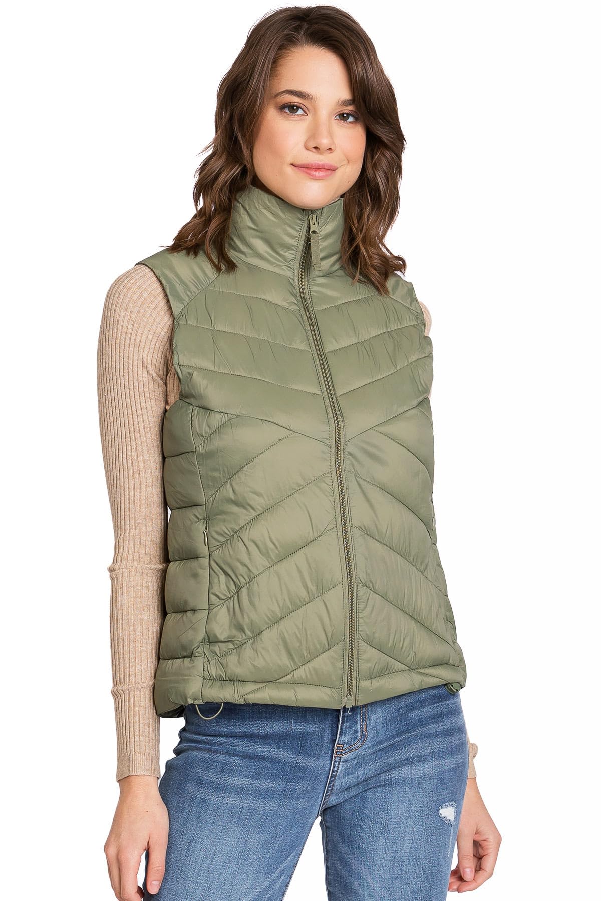 Women's Juniors Ultra Light Packable Puffer Vest-image-23
