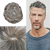 Vista 91 de Toupee - Pieza de pelo para hombres, piezas de prótesis de cabello humano real, piezas de prótesis de cabello humano real, para hombre, accesorios