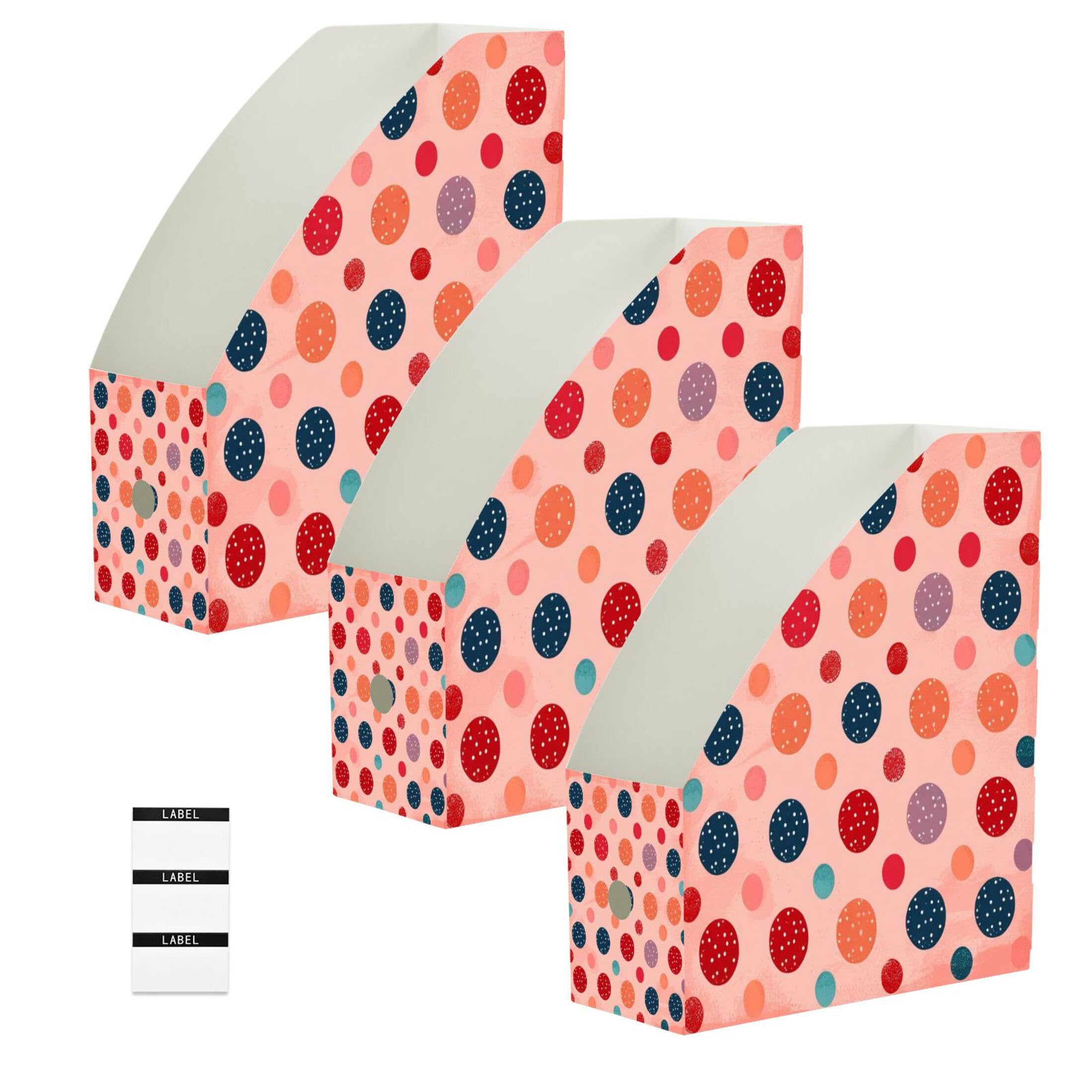 Soportes plegables para revistas para estante de escritorio
