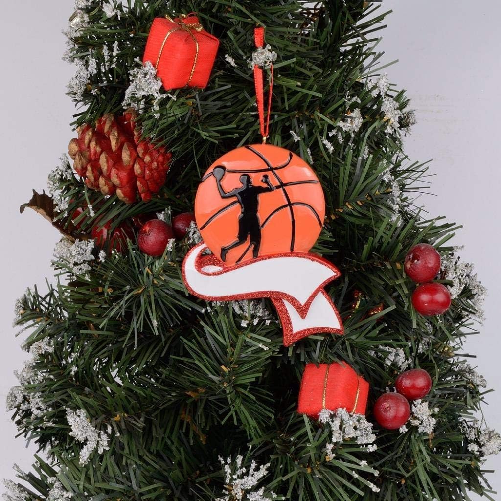 MAXORA Basketball Boy Christmas Ornament Personalized Basketball Player Ornament Team Athlete Sports Fan Grand-Son Christmas Ornament : Everything Else
