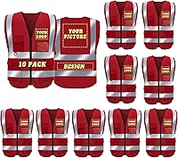 Vista 39 de BeautyWill Chaleco de seguridad personalizado con logotipo Clase 2 Chaleco reflectante de alta visibilidad Chaleco de trabajo protector