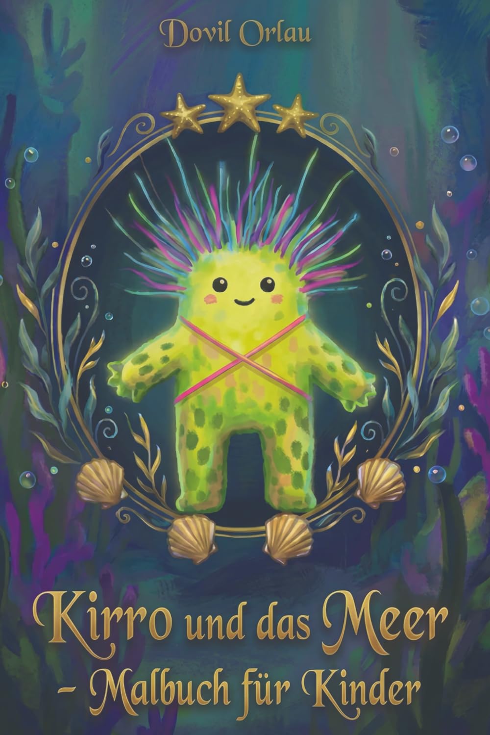 Malbuch für Kinder – Meeresgeschichten Teil 1: Kirro und das Meer
