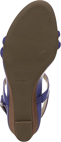 Vista 4 de Vionic Emmy - Sandalias de cuña con correa trasera para mujer