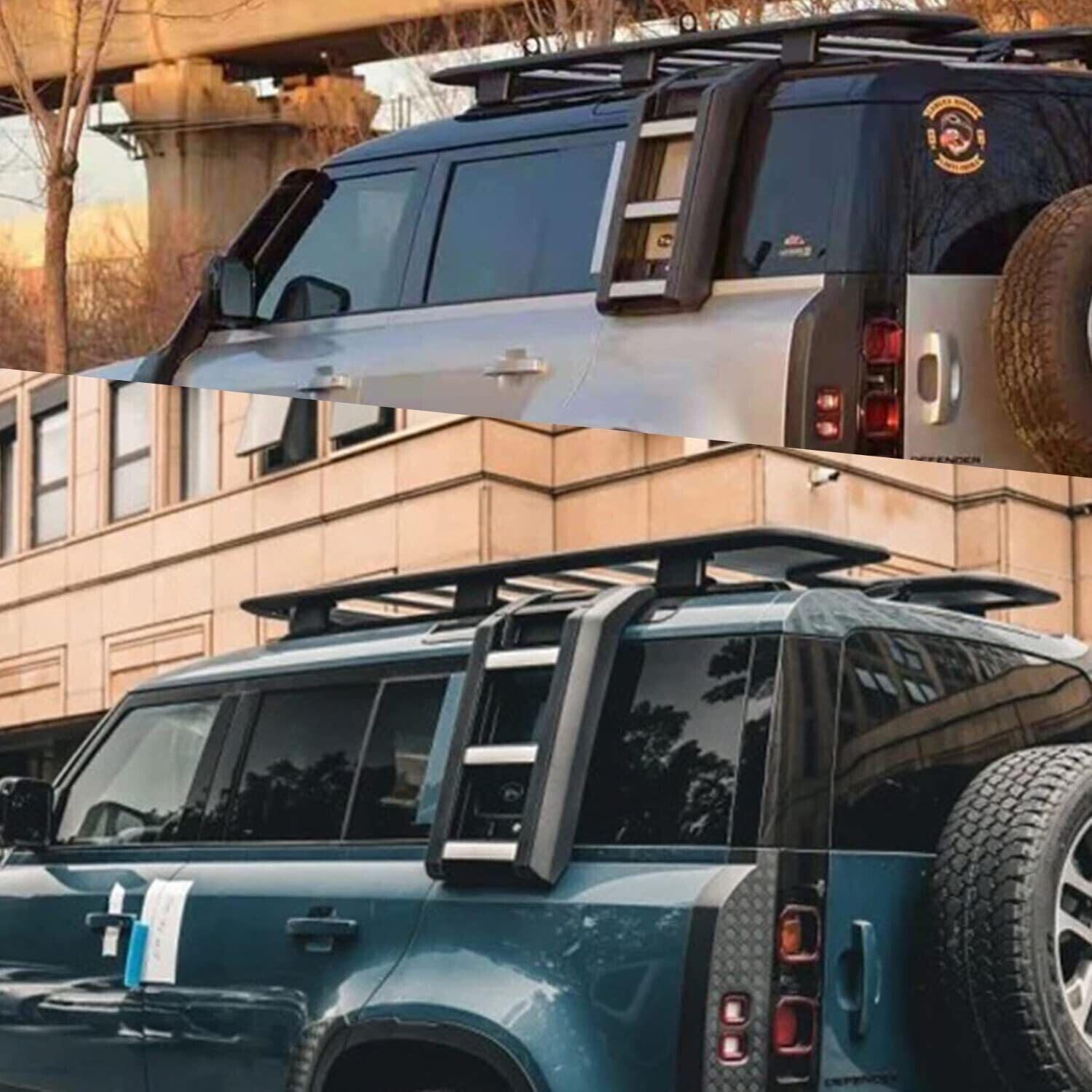 Aftermarket Side Access Ladder Roof Rack Fit for Land Rover Defender 90 or 110 L663 2020-2025