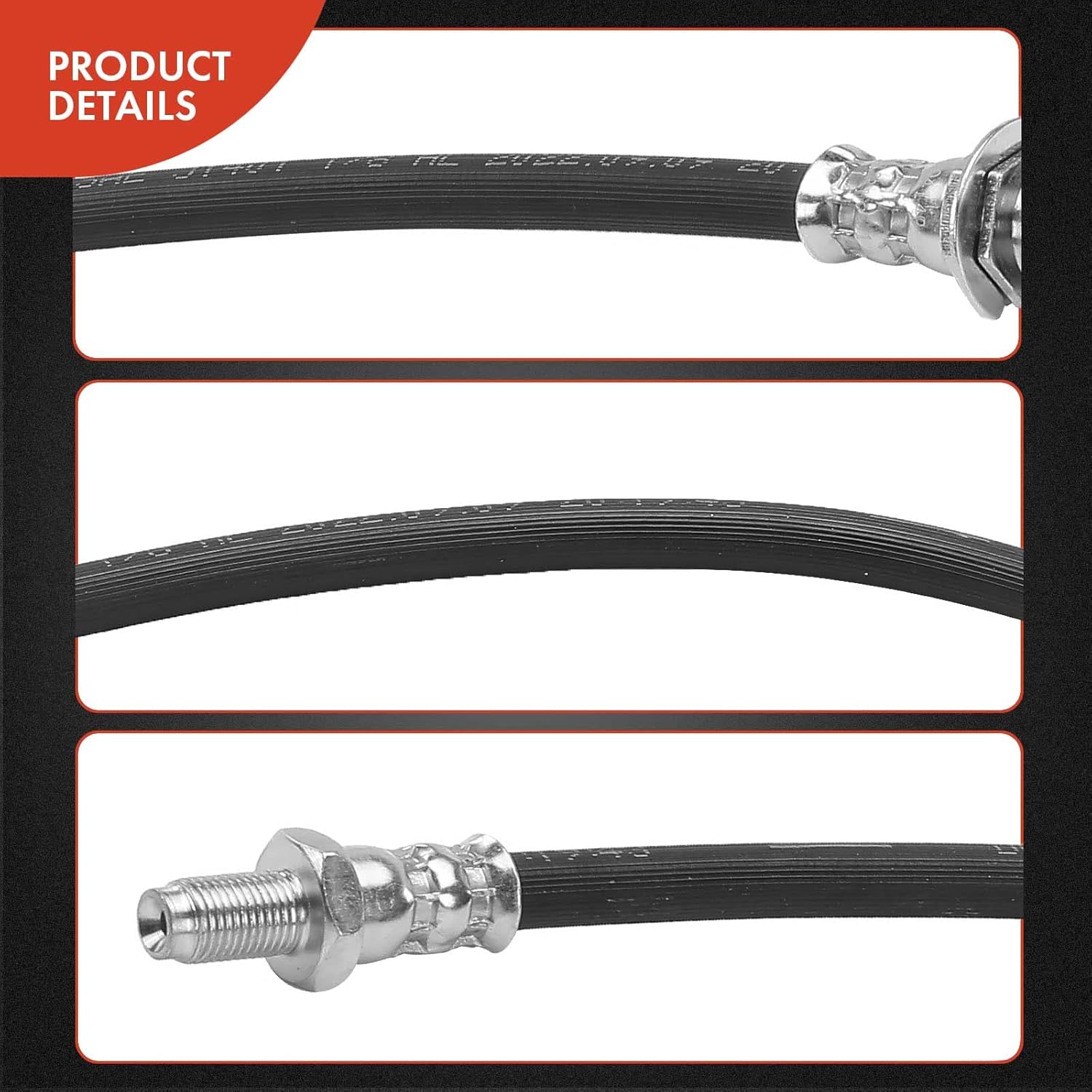 A-Premium Rear Center Brake Hydraulic Hose Compatible with Select Toyota Models - Tundra 2000 2001 2002, 4WD Models Only - Replace# 9008094071