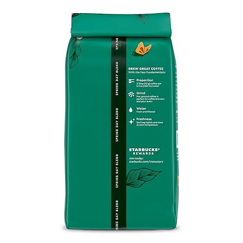 Vista 73 de Starbucks Pike Place Roast - Café molido con tostado medio, 100 % Arábica, 1 bolsa (28 onzas)