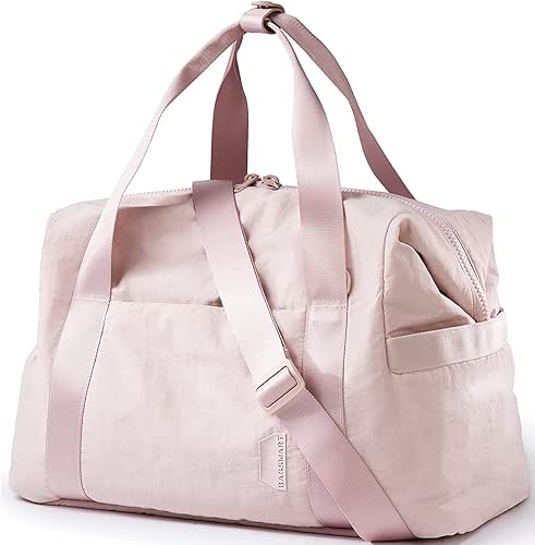 BAGSMART Gym Bag for Women, Carry on Weekender Overnight Bag,