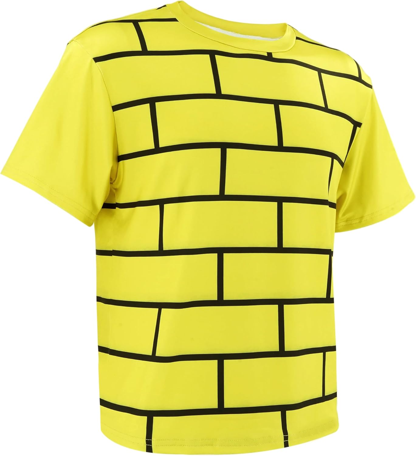Yellow Brick T-shirt Adult Halloween Cosplay Short Sleeves Shirt Tee