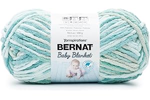 Bernat Blanket Baby Blanket 300g Baby Blue-Green Yarn