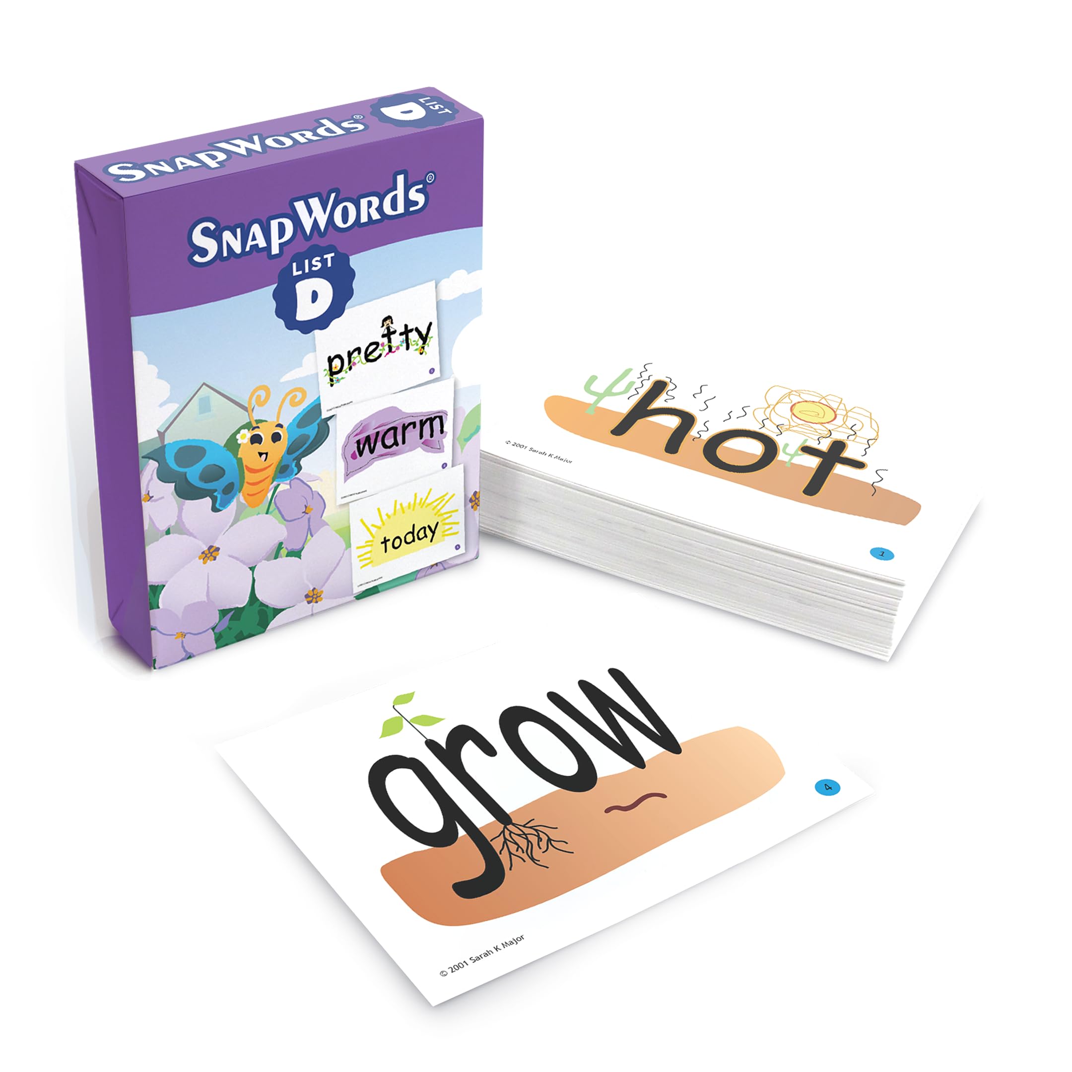 Amazon.com: SnapWords® List D Teaching Sight Word Flash Cards – 62