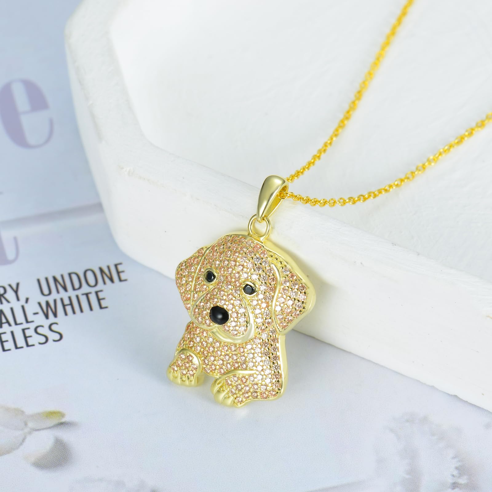 SELKAT Dog Necklaces 24 Breeds of Dogs Necklaces S925 Sterling Silver Dog Pendant Labrador Retrieverg Dog Necklace for Women Girls gifts -UK - Image 2