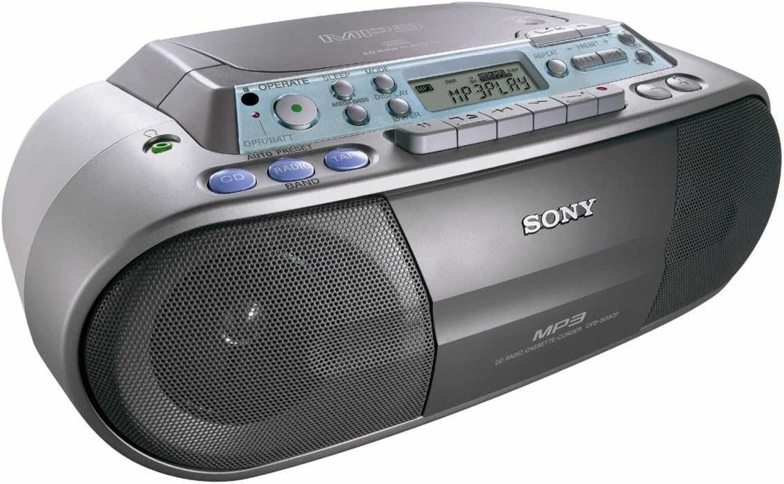 Sony CFD-S 03 MP3-CD-Radiorekorder Silber : Amazon.de: Elektronik & Foto