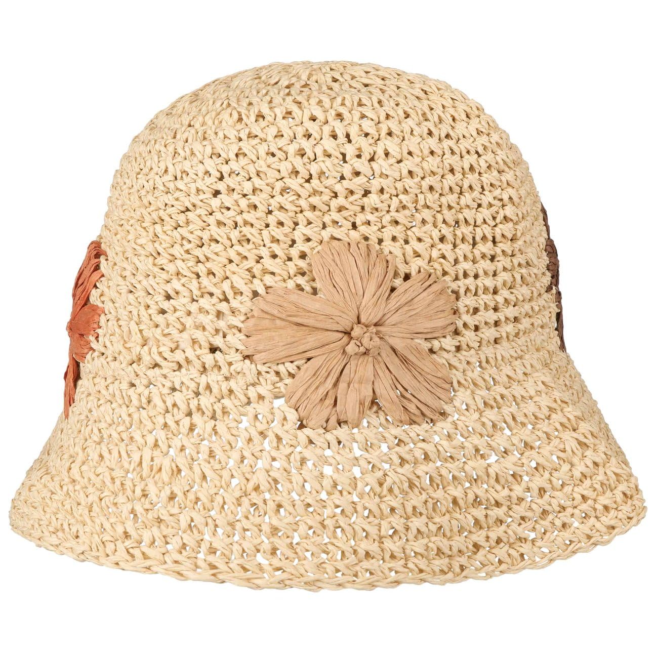Barts Darshy Sombrero de paja de verano, sombrero de jardín, sombrero de playa, sombrero de campana, para mujer, con forro, primavera-verano, primavera y verano