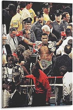 EsEntL Tyson Boxing Victory Vintage Canvas Art Poster And Wall Art Picture Print Modern Family Bedroom Decor Posters 12x18inch30x45cm
