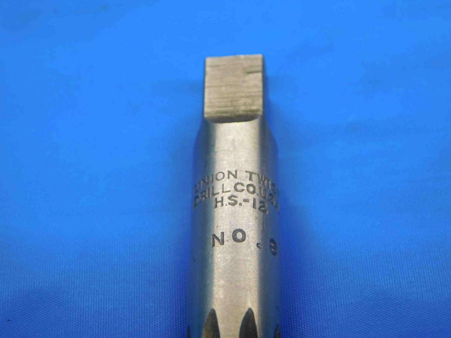 Union Twist Drill CO. #8 O.D. HSS Taper PIN Reamer Spiral 8 Flute USA Made Hand - CB1873AR3