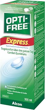 Opti-Free Express Contact lens care products for soft contact lenses | 1 x 355 ml