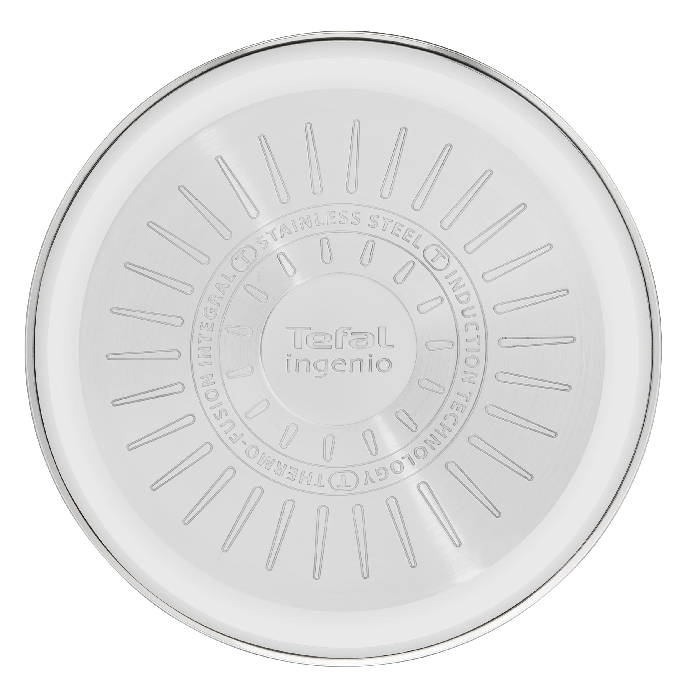 Tefal Ingenio Sauteuse 24 cm, Induction, Revêtement antiadhésif, Acier inoxydable, Gain de place, Indicateur de température, Fabriqué en France, Preference L9733502