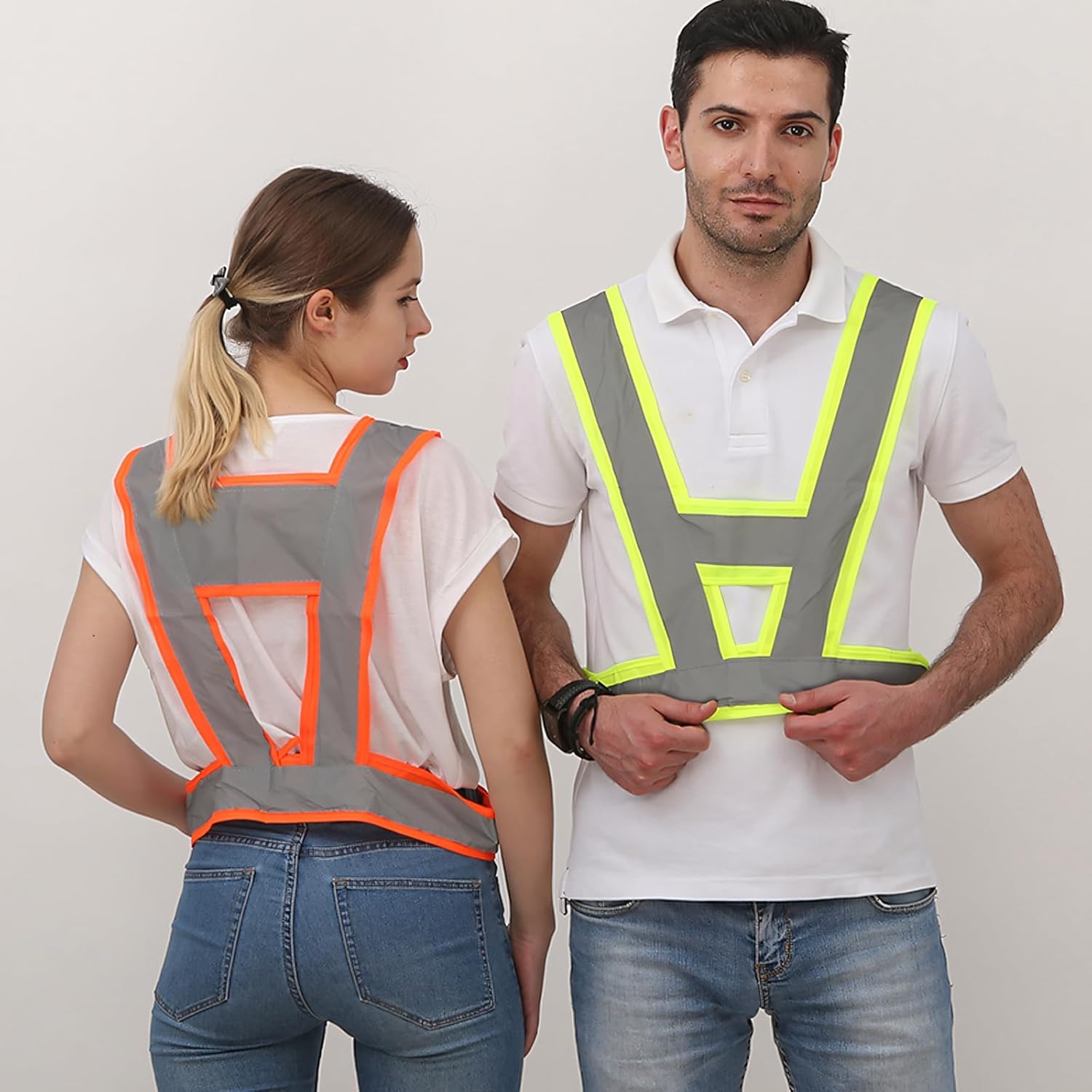 Reflectievest Zwart - veiligheidsvest- hardloopvest met LED – USB