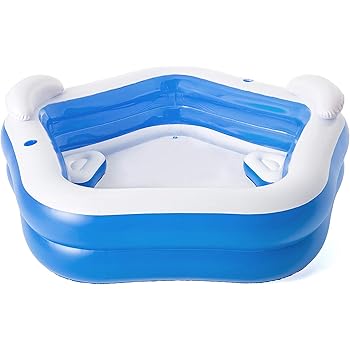 intex swim centre family pool with seats