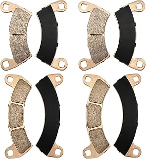 Front & Rear Brake Pads Sintered for Polaris RZR Turbo 2016-2021 RZR PRO XP 2020-2022, OEM# 2206231 2208162 1913469 2205949 2208933