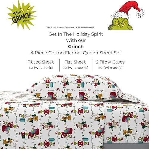 Vista 48 de Franco National Lampoon's - Juego de sábanas de franela 100% algodón súper suave, tamaño King, (producto oficial)