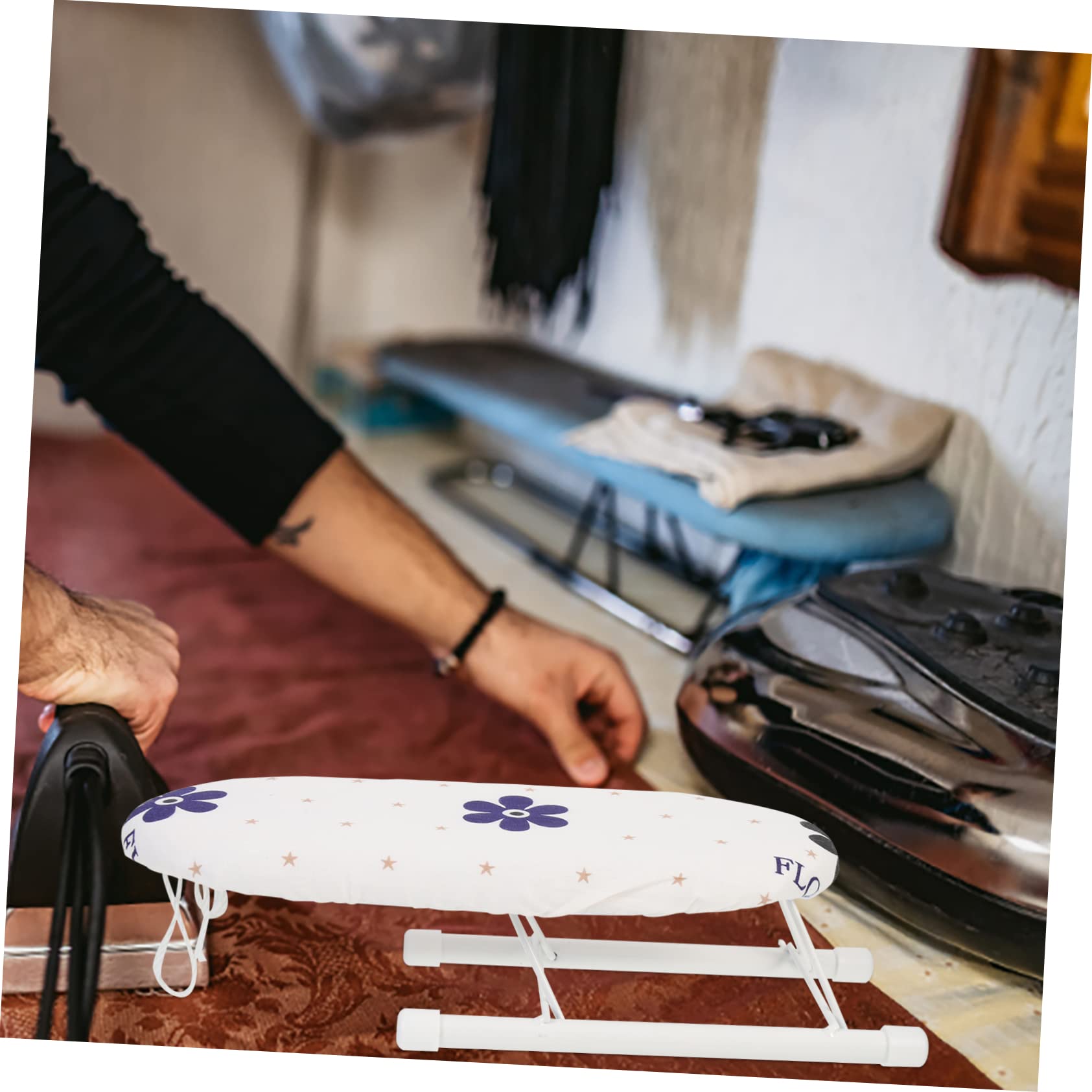 GLEAVI Ironing Board for Clothes Compact Tabletop Ironing Stool for Shirts Sleeves More for Home Apartment Dormitory Housewarming