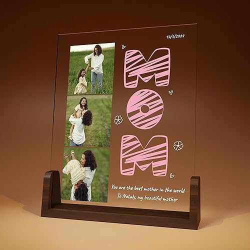 EGD Personalized Acrylic Plaque for Valentines Gifts for Your Mom