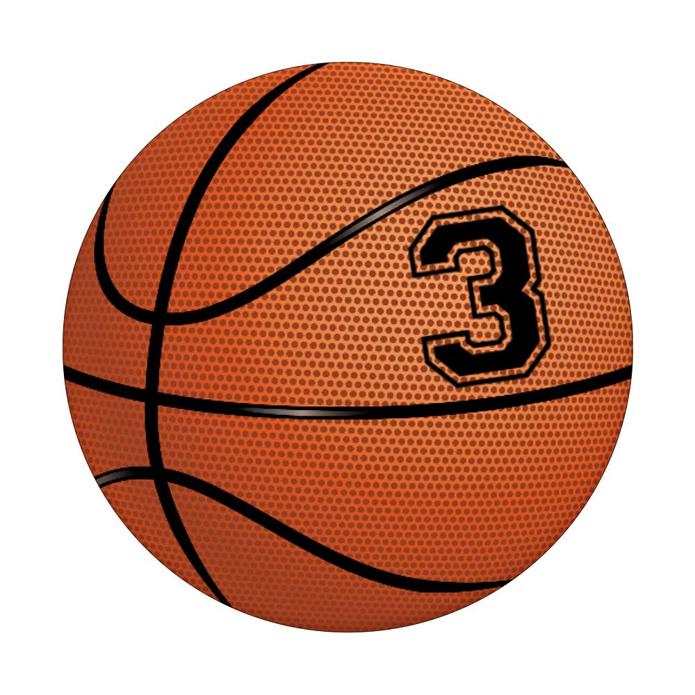 Basketball Jersey Number #3 Three No 3 Game Ball