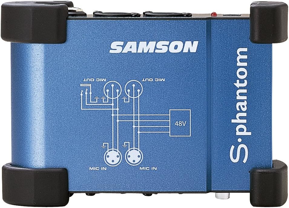 Samson Sphantom Mini 48Volt Phantom Power Supply Musical Instruments