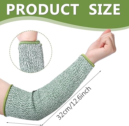 Miniatura 40 de 3 pares de protectores de brazo para piel fina y moretones, resistente a los cortes, manga de antebrazo, manga de protección contra quemaduras