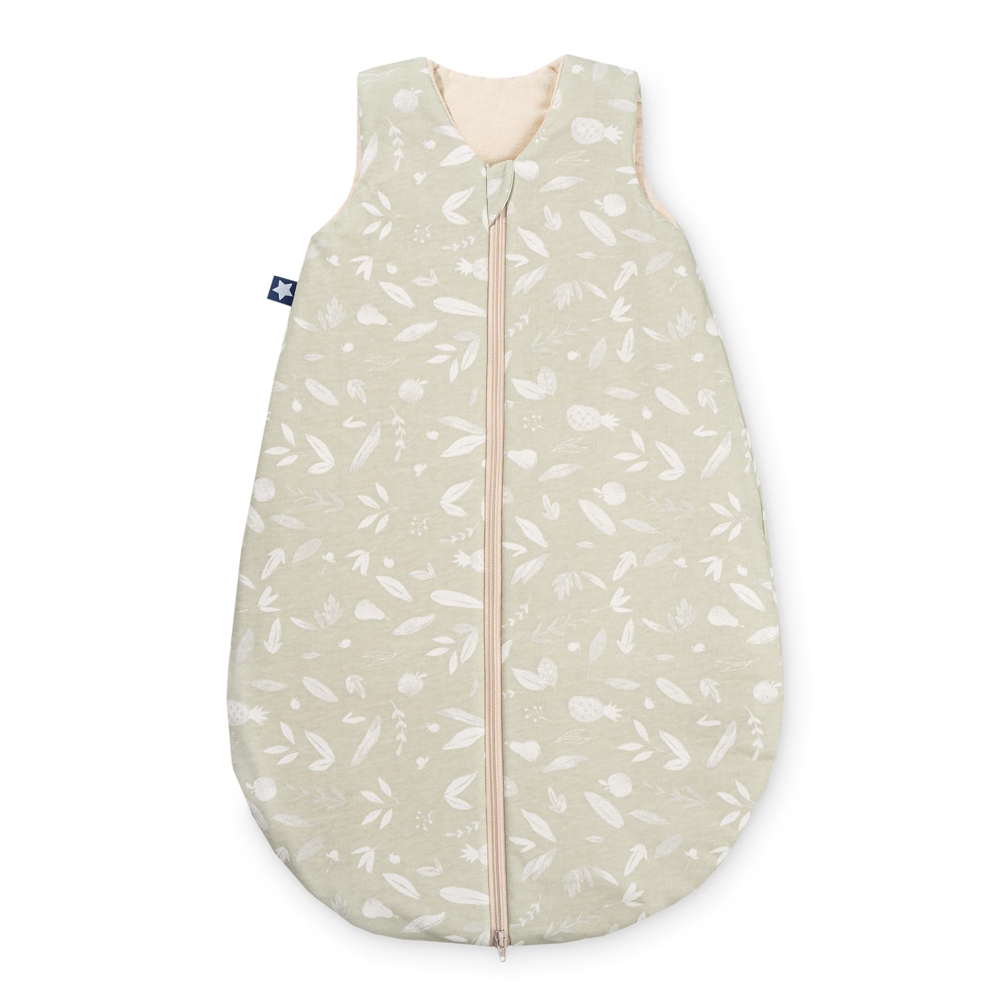 Julius Zöllner Tropic Jersey Sleeping Bag, Size 56/62, Made of Soft Jersey Cotton, Safe and Tested for Harmful Substances, Ideal for a Quiet Night