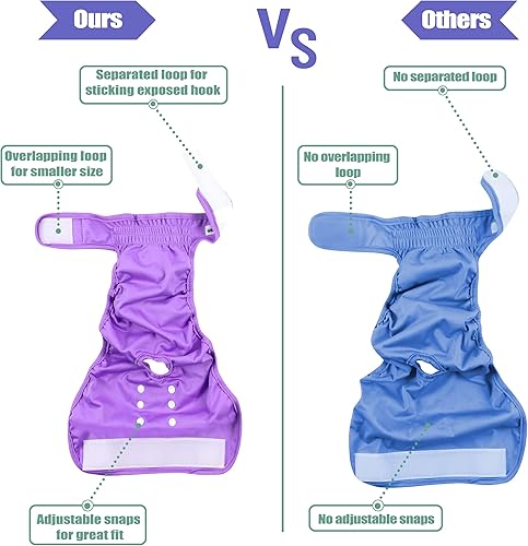 Miniatura 3 de Wegreeco - Pañales lavables para perros hembra (3 unidades)