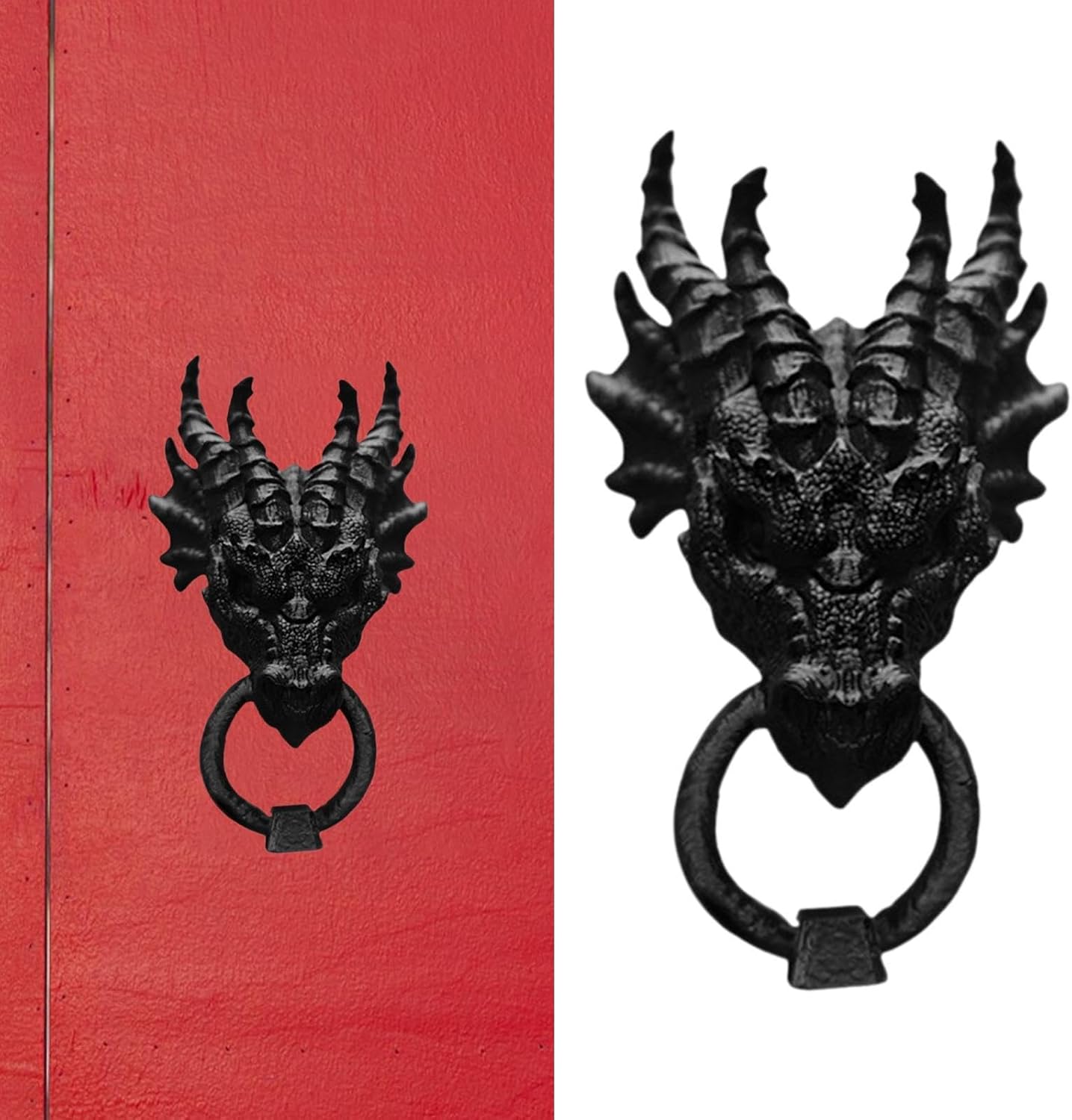 Enakshi® Dragon Head Door Knocker Decorative Front Door Knocker for Cottage Farmhouse|Home & Garden | Home Improvement | Building & Hardware | Doors & Door Hardware | Door Knockers