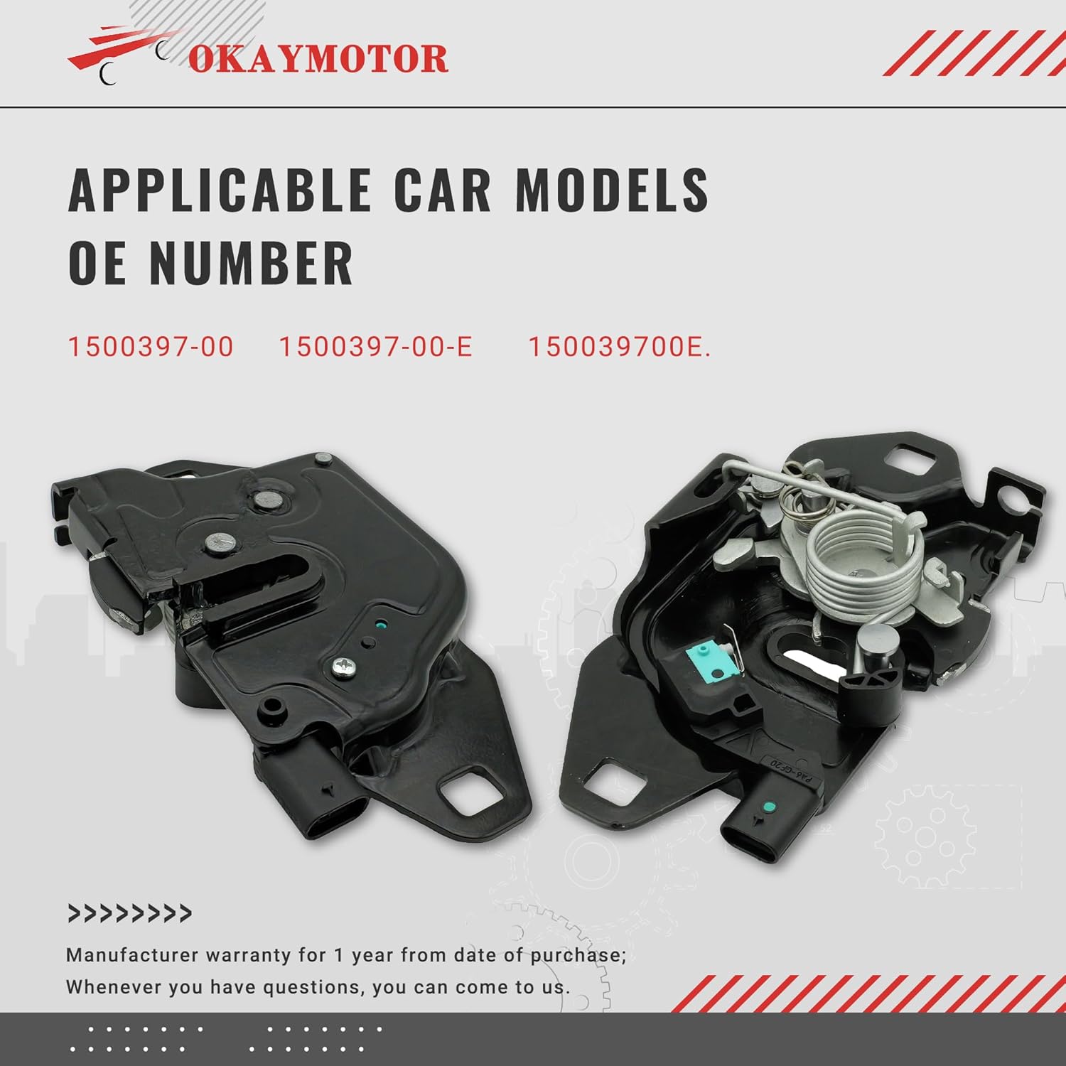 1500397-00-E Hood Latch Release Lock for 2021-2022 Tesla Model 3 Y 1500397-00 150039700E