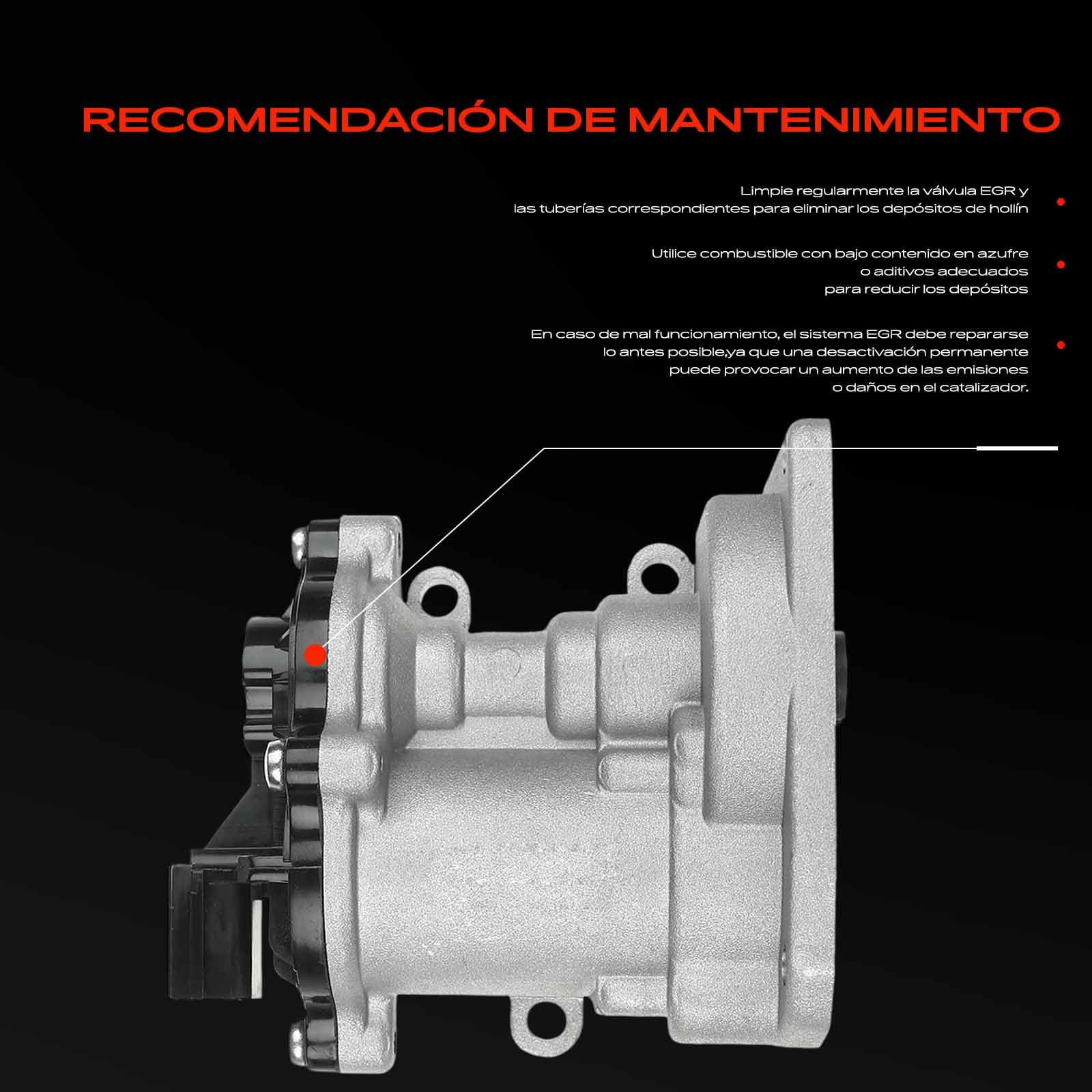 Frankberg Válvula EGR Compatible con Tourneo Connect 1.8 TDCi C-Max DM2 1.8 TDCi Galaxy WA6 1.8 TDCi Focus II Turnier DA DS FFS 1.8 TDCi Focus C-Max DM2 1.8 TDCi Replace# 1668578,8T1Q-9424-CE