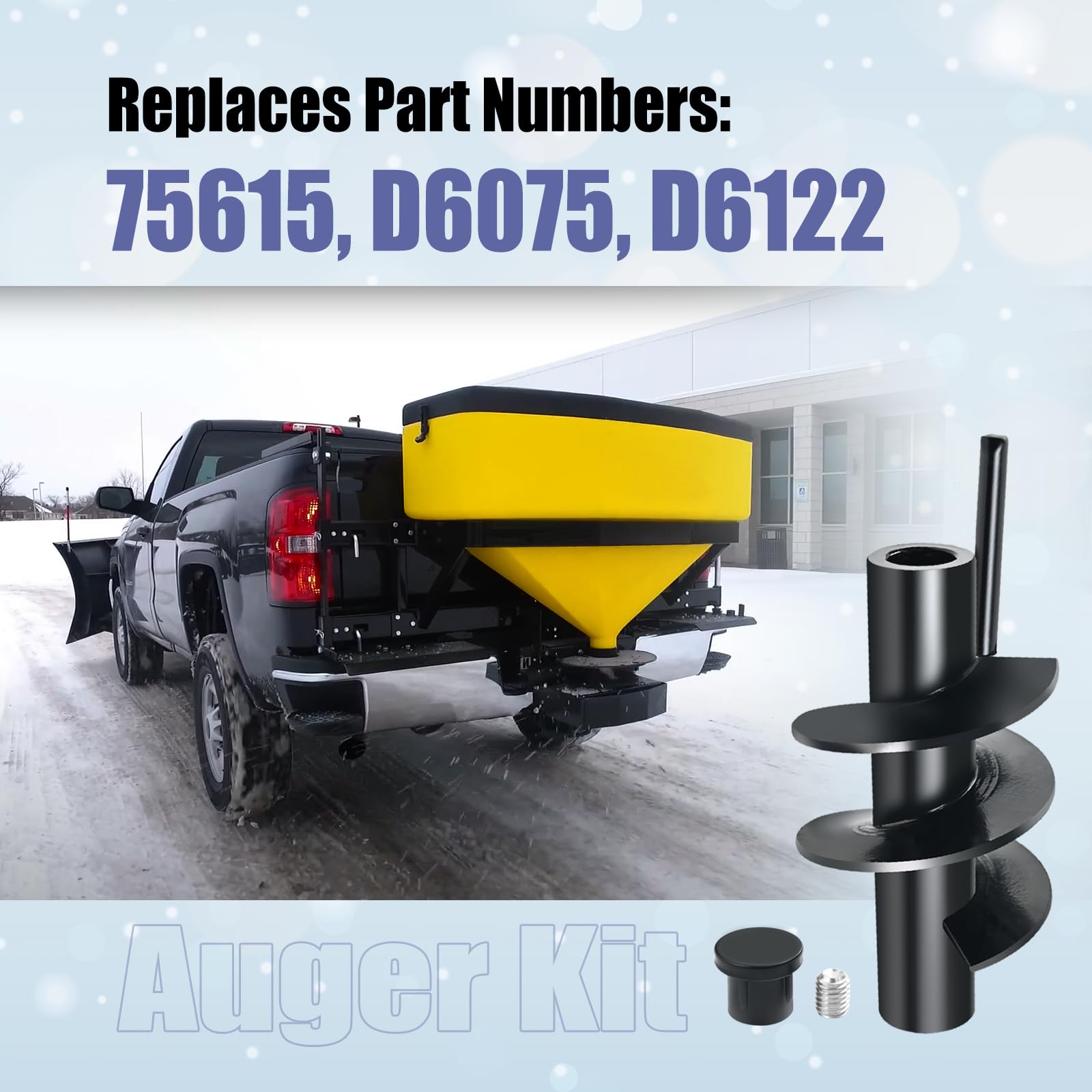 Amazon.com: Vanshly Auger Kit for SnowEx 75615 D6075 D6122 Salt