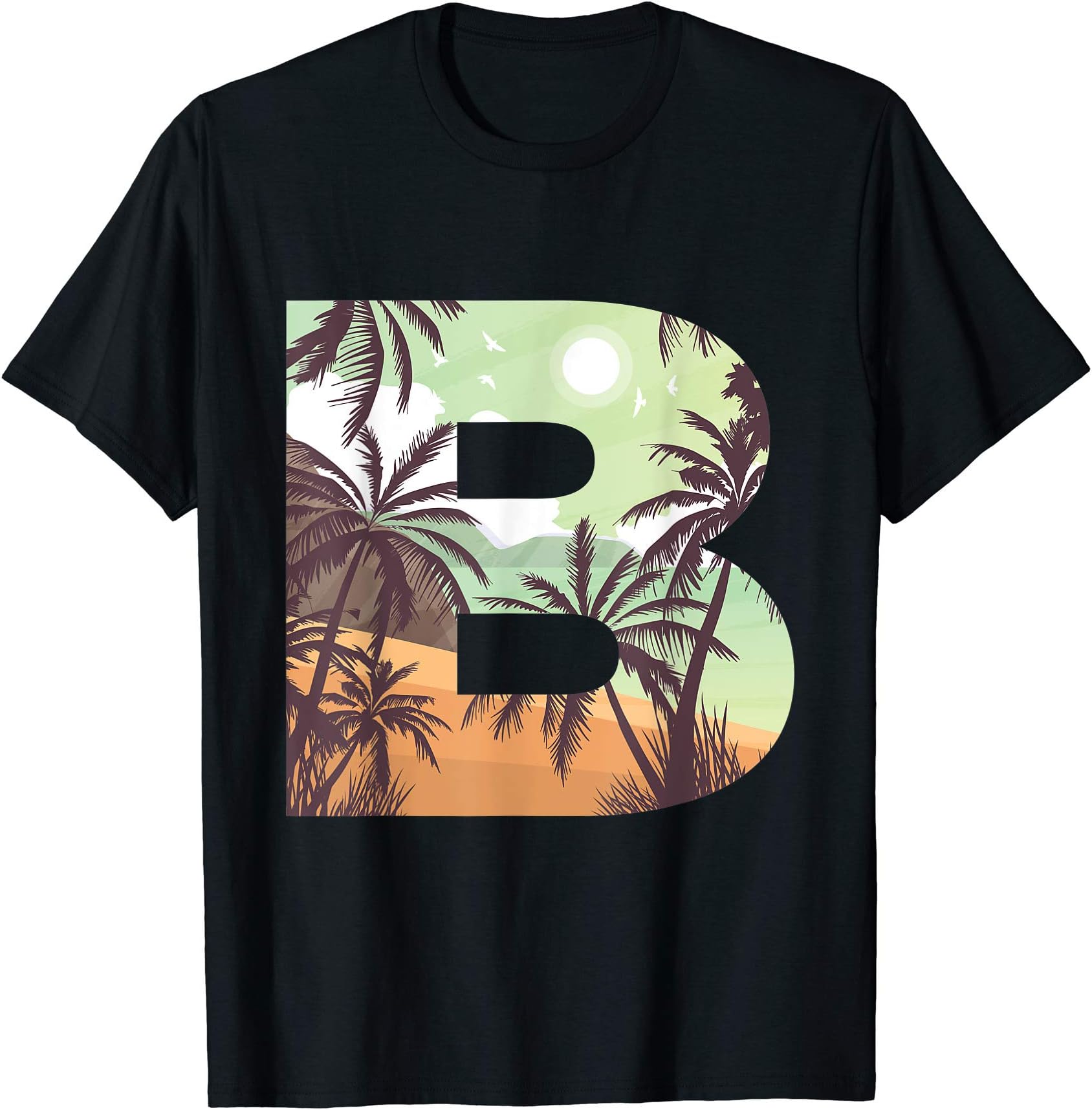 B for Beach illustrationsB for Beach - Fun Holiday Vacation Graphic T-Shirt