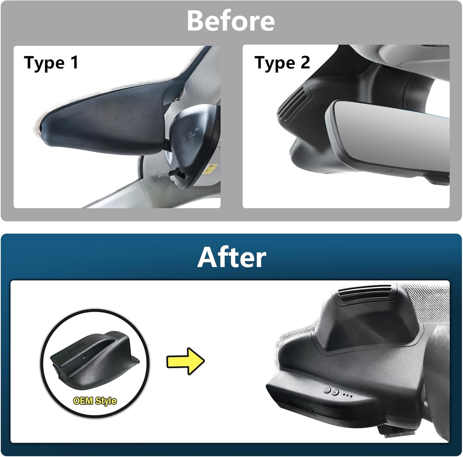 Front 4K & Rear 1080P Dash Cam Fit for Jeep Compass 2017 2018 2019 2020 2021 2021 2022 2023 2024 2025 2026,Altitude Latitude Limited Trailhawk, OEM Look,UHD 2160P Video,WiFi & App,128GB Card