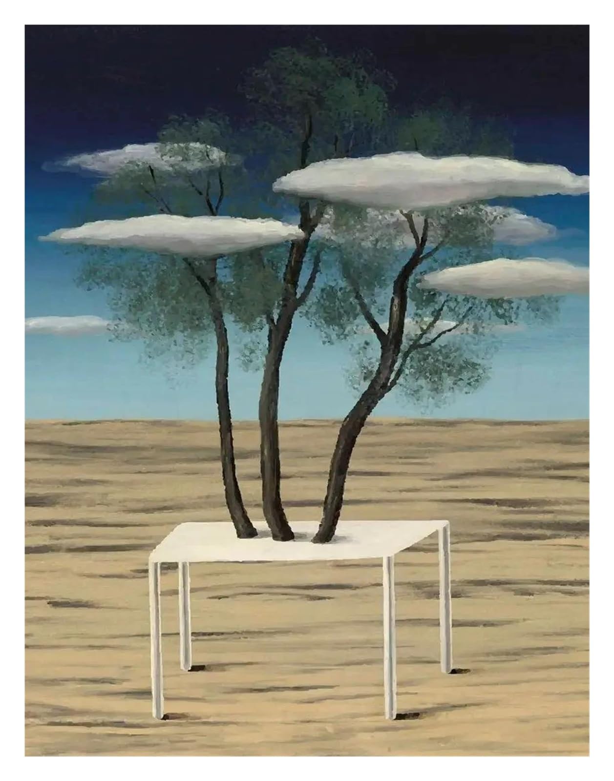 Pósteres de lienzo de pintor surrealista y obras de arte clásicas en formato 30x40cm sin marco