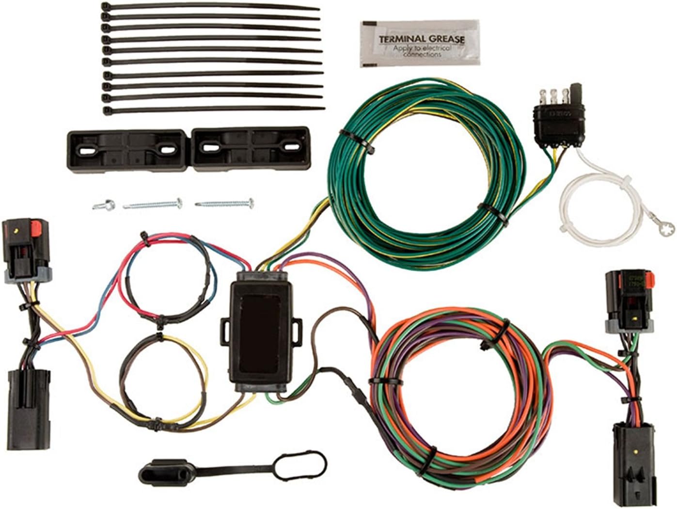Blue Ox BX88283 EZ Light Wiring Harness Kit fits 2002-2007 Liberty | Provides Taillights, Turn Signals and Brake Lights While Towing | Installs in 15 Minutes