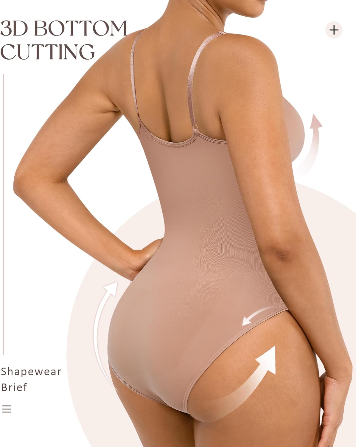 FeelinGirl Shapewear Bodysuit for Women Tummy Control Full Body Shaper Snatched Waist Bodysuit - Image 2